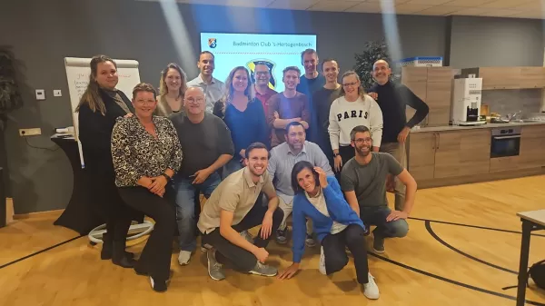 Groepsfoto van SPort Support
